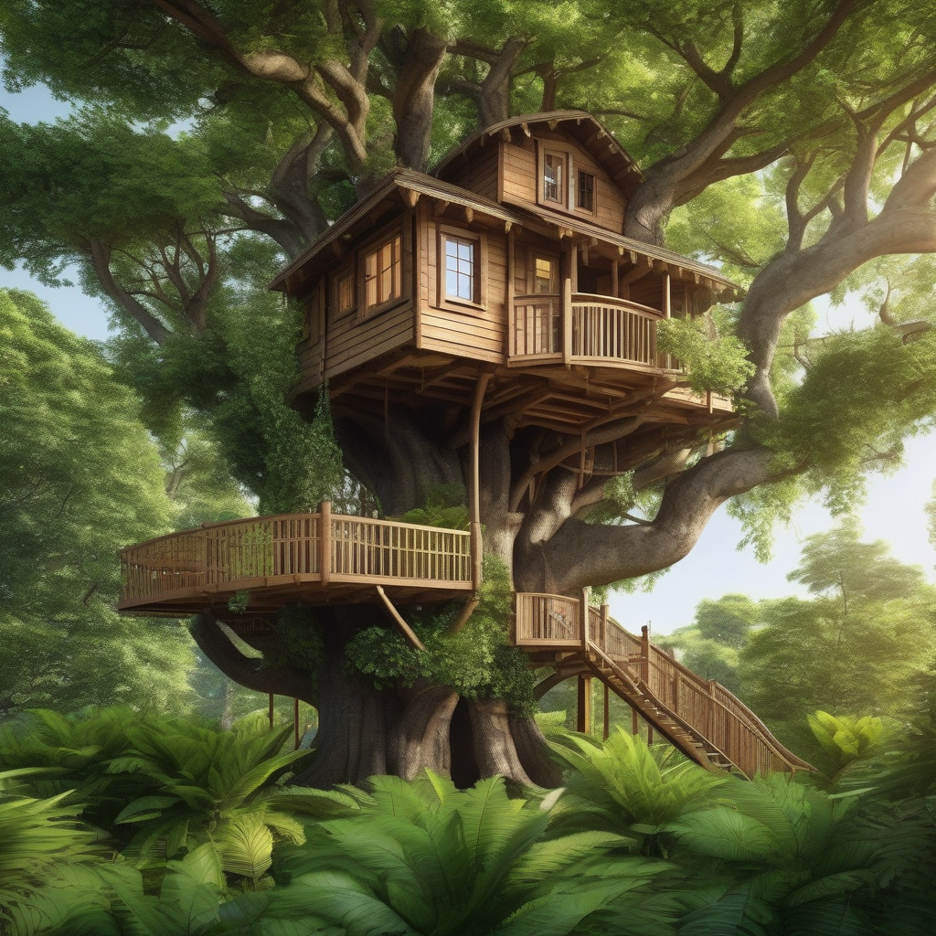 Детский домик на дереве