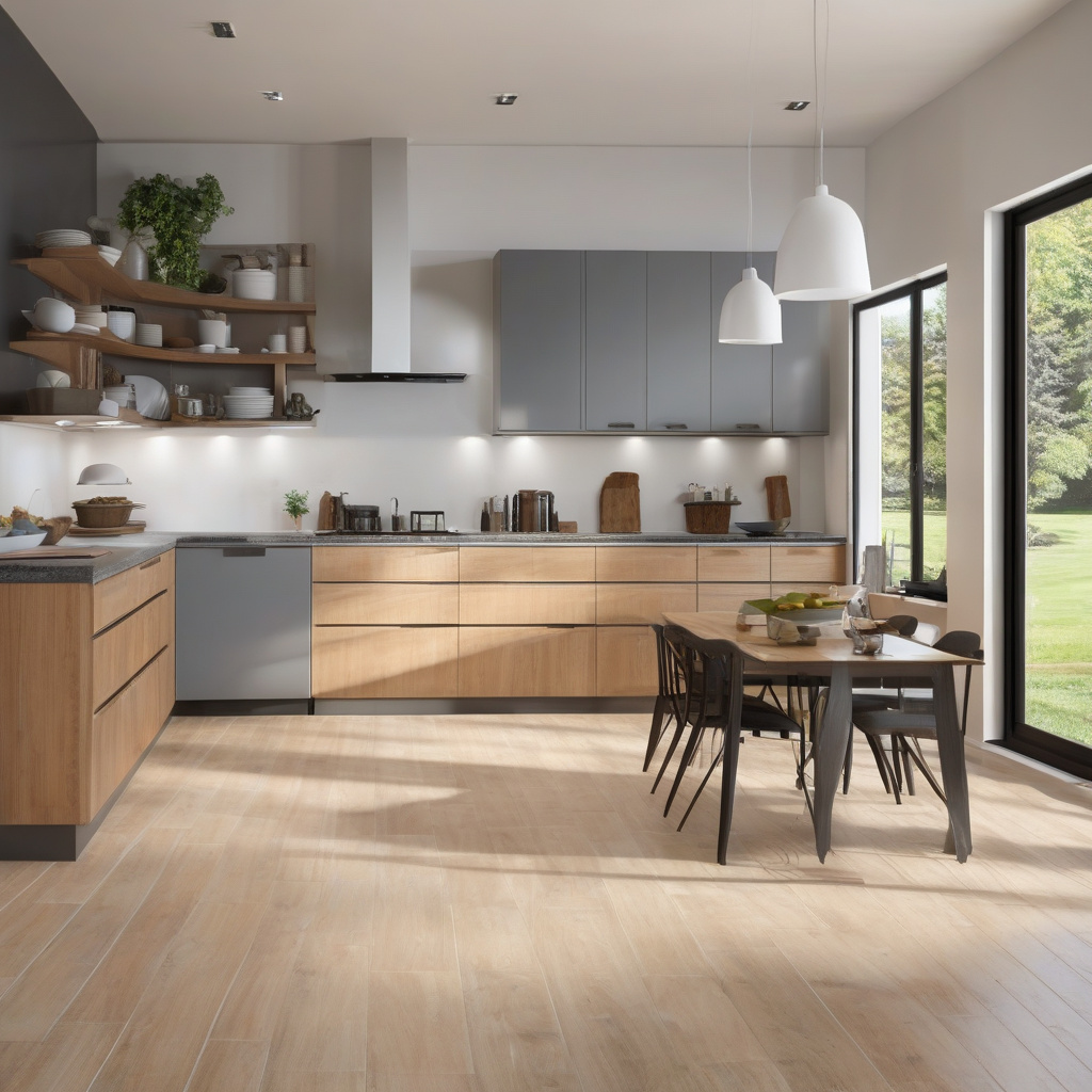 Как выбрать напольное покрытие для кухни